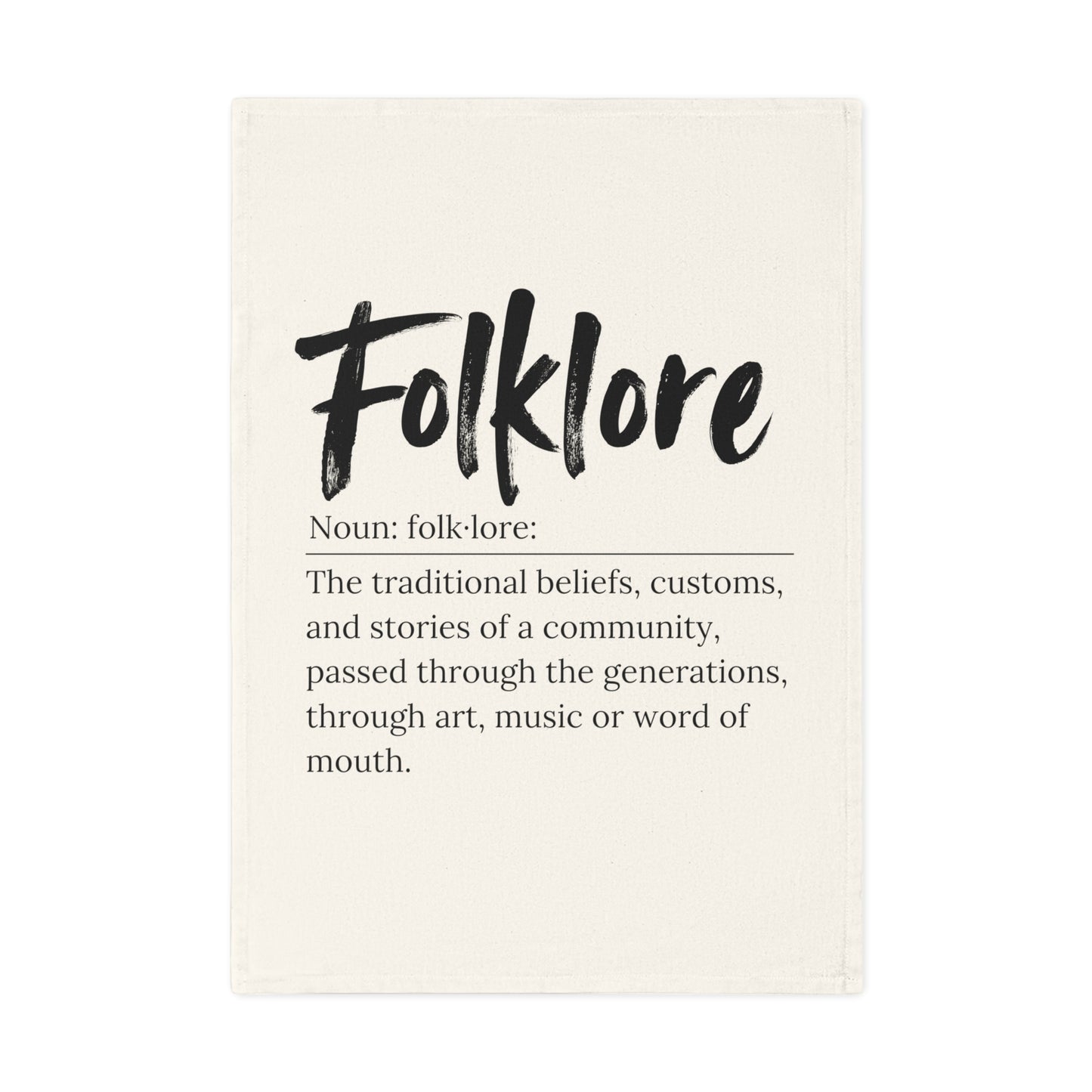 Dictionary Cotton Tea Towel